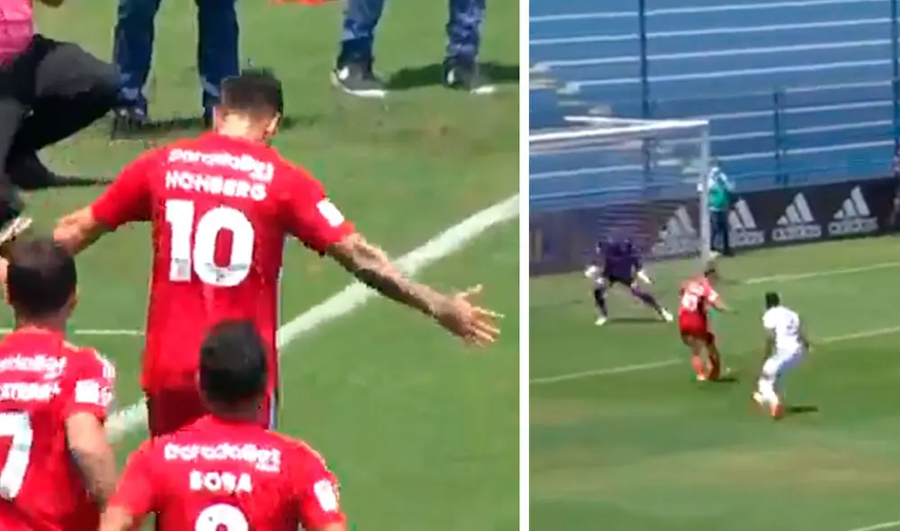 Hohberg adelantó a los celestes. Foto: composición LR/GolPerú