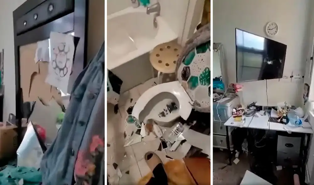 Ni bien abrió la puerta, ella descubrió que el menor de 12 años rompió todo a su paso tras quedarse solo. Foto: composición LR/Facebook/GrupoRedes.mx Ni bien abrió la puerta, ella descubrió que el menor de 12 años rompió todo a su paso tras quedarse solo. Foto: composición LR/Facebook/GrupoRedes.mx