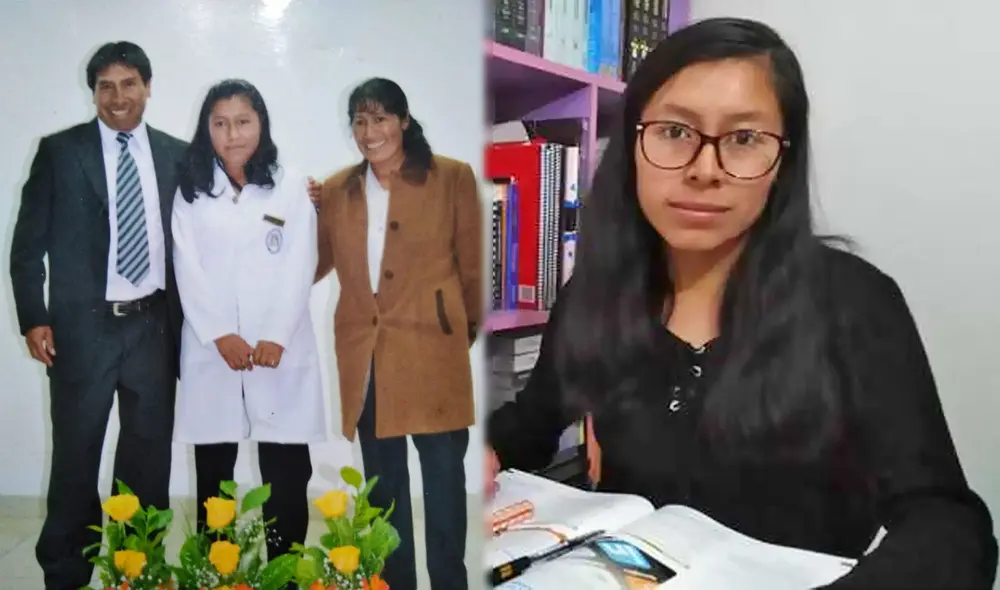 Marilyn Carmen Rodríguez perdió la pierna cuando era niña. Sin embargo, decidió transformar este trágico episodio de su vida en una oportunidad. Pronto se convertirá en doctora. Foto: composición LR/Gob.pe