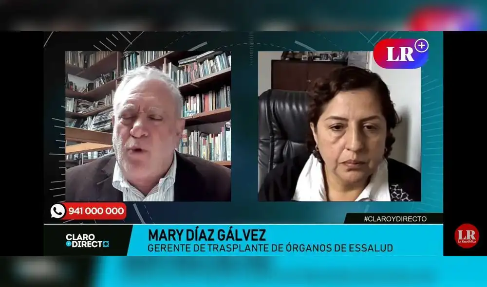 Augusto Álvarez Rodrich conversa con Mary Díaz Gálvez sobre donación de órganos en el Perú. Augusto Álvarez Rodrich conversa con Mary Díaz Gálvez sobre donación de órganos en el Perú.