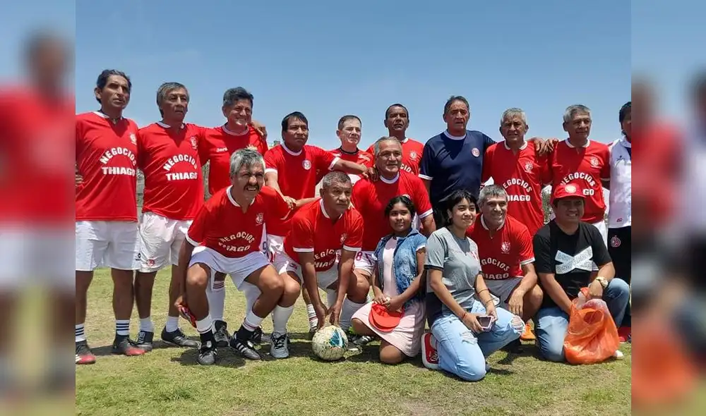 Equipo de exfutbolistas de Juan Aurich. Foto: Juan Aurich