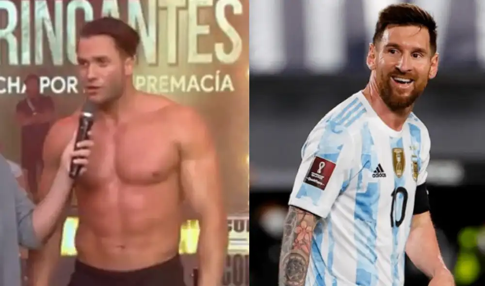 Fabio Agostini se considera mejor que Messi. Foto: Fabio Agostini/Messi/Instagram