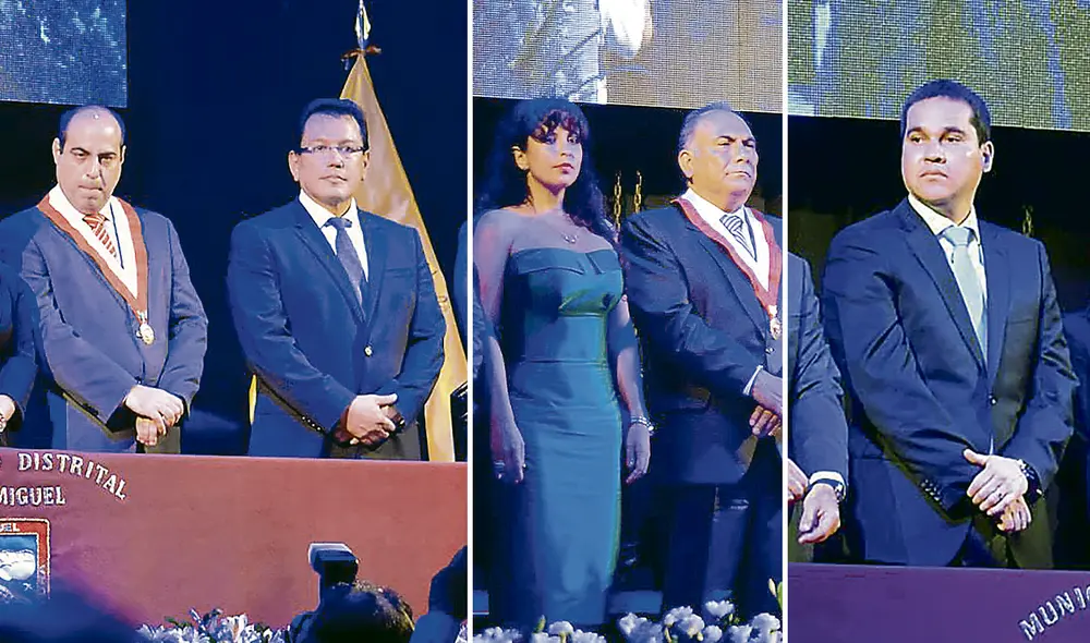 Lazos. Spadaro, Moreno, Chirinos y Bless coincidieron en altos cargos a mediados de la década anterior. Hoy se tejen los hilos. Foto: composición LR