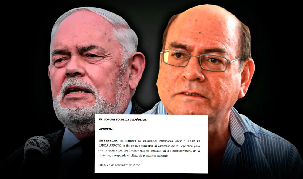 Jorge Montoya manifestó que hasta el momento cuentan con 18 firmas de las 20 que se necesitan para presentar moción de interpelación contra César Landa. Foto: composición Gerson Cardoso/La República Jorge Montoya manifestó que hasta el momento cuentan con 18 firmas de las 20 que se necesitan para presentar moción de interpelación contra César Landa. Foto: composición Gerson Cardoso/La República