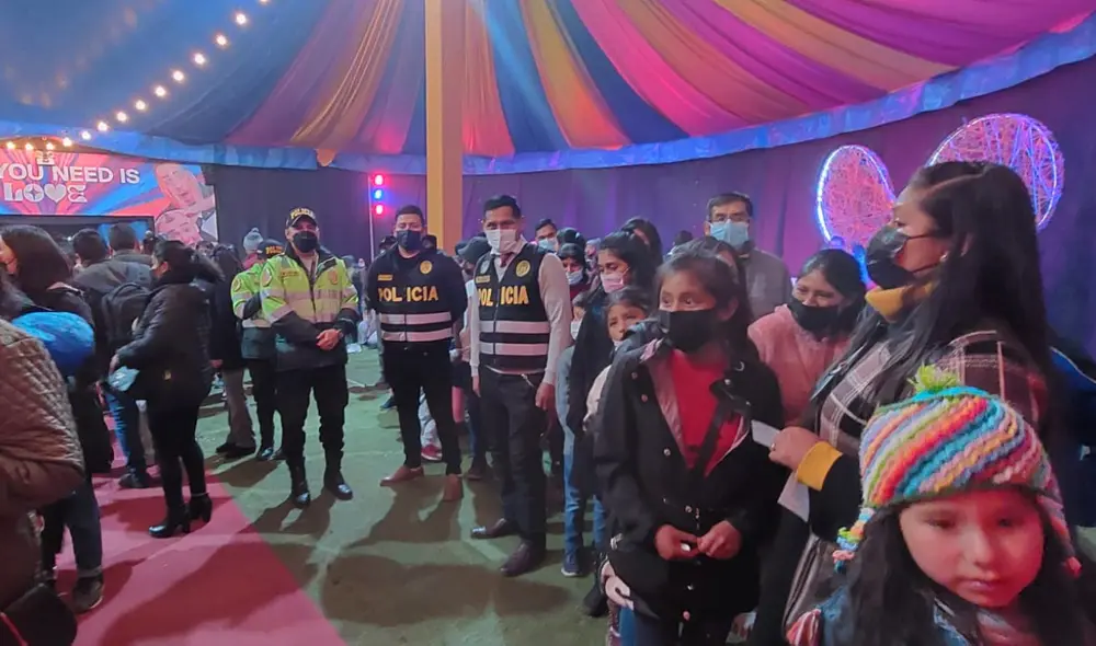 Niños del Club Amigos de la Policía. Foto: PNP