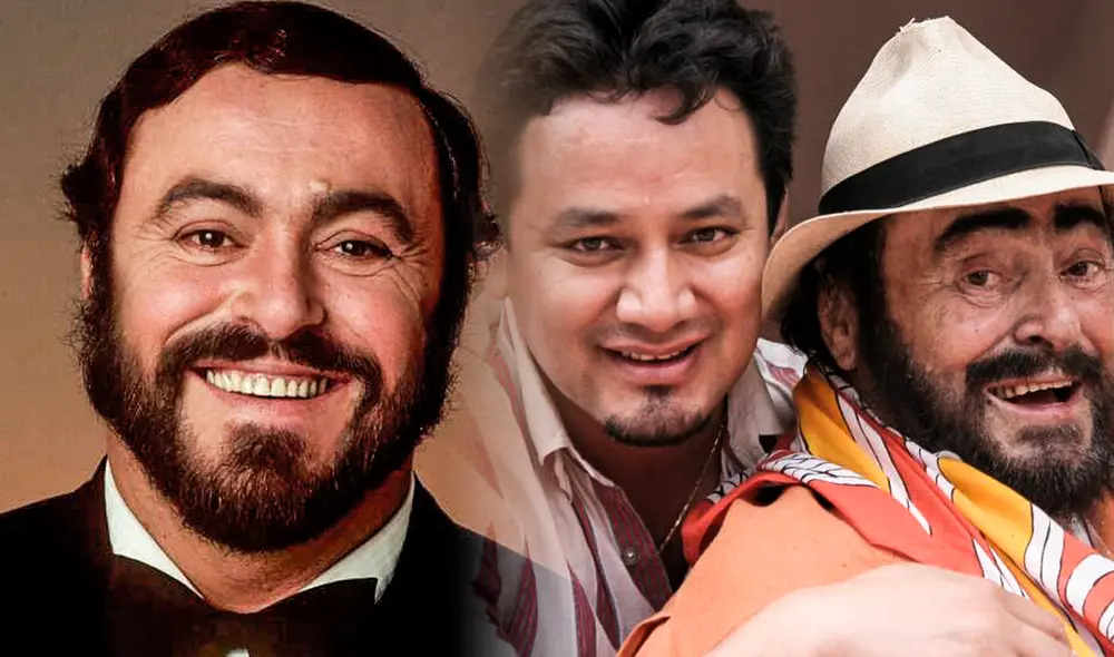 Edwin Tinoco Silva fue considerado como un 'hijo' por Luciano Pavarotti. Foto: composición LR/AFP Edwin Tinoco Silva fue considerado como un 'hijo' por Luciano Pavarotti. Foto: composición LR/AFP