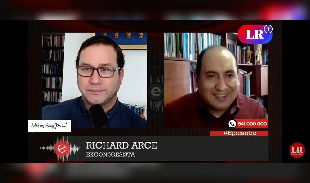 René Gastelumendi y Richard Arce en Grado 5. Foto: captura de Youtube. René Gastelumendi y Richard Arce en Grado 5. Foto: captura de Youtube.