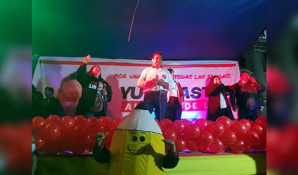 Cierre de campaña Yuri Castro. Créditos Grace Mora / URPI-LR