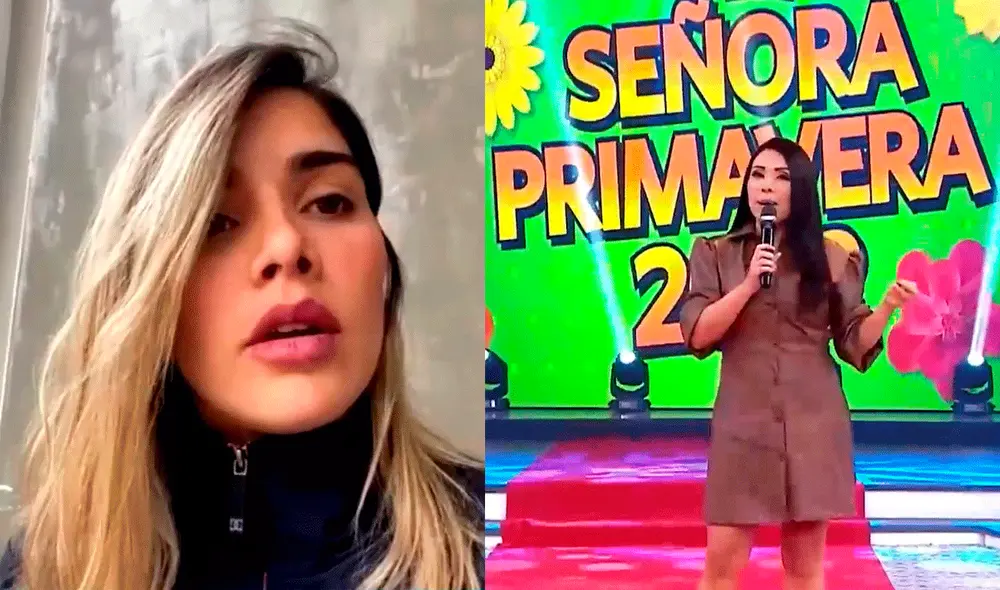 Korina Rivadeneira se comunicó con los conductores de "En boca de todos". Foto: composición LR/América TV