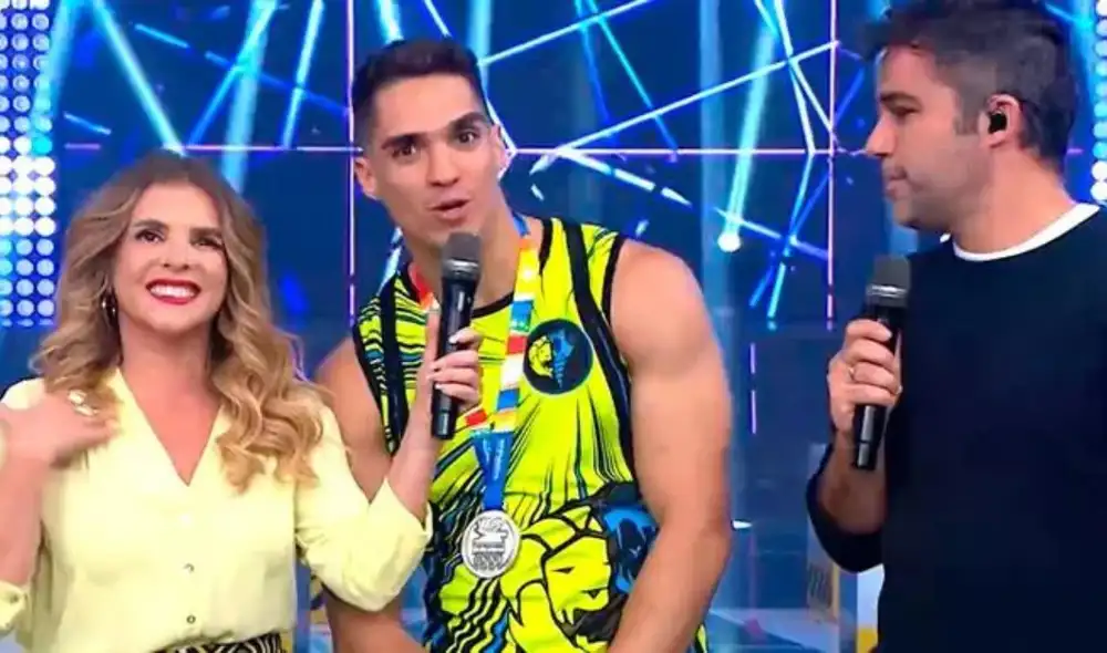 Arian León promete dejar en alto al Perú en los Juegos Sudamericanos. Foto: captura de América TV Arian León promete dejar en alto al Perú en los Juegos Sudamericanos. Foto: captura de América TV
