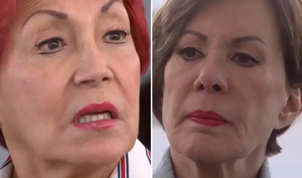 Francesca Maldini sigue tras los pasos de la mujer de negro. Foto: América TV Francesca Maldini sigue tras los pasos de la mujer de negro. Foto: América TV