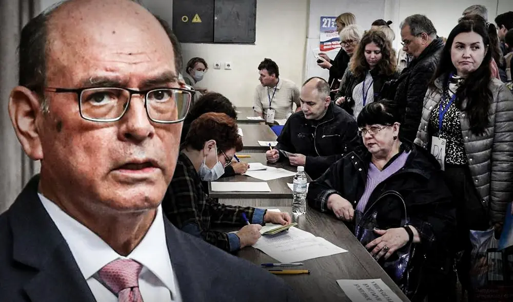 El canciller César Landa se pronunció a través de sus redes sociales sobre el conflicto entre Ucrania y Rusia. Foto: composición Jazmin Ceras/ La República El canciller César Landa se pronunció a través de sus redes sociales sobre el conflicto entre Ucrania y Rusia. Foto: composición Jazmin Ceras/ La República