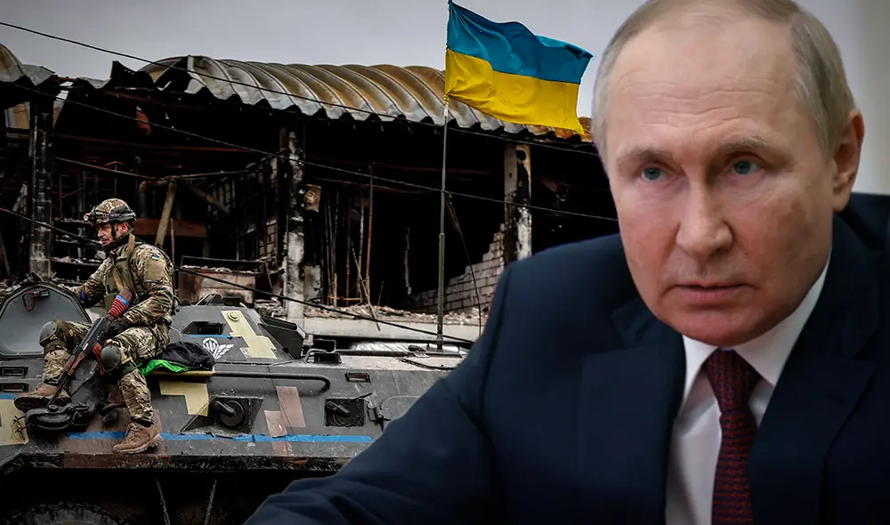 Ucrania rodeó a los soldados rusos, quienes tendrían —según un funcionario ucraniano— 3 opciones: "huir, morir o rendirse". Foto: Composición/LR/EFE/AFP