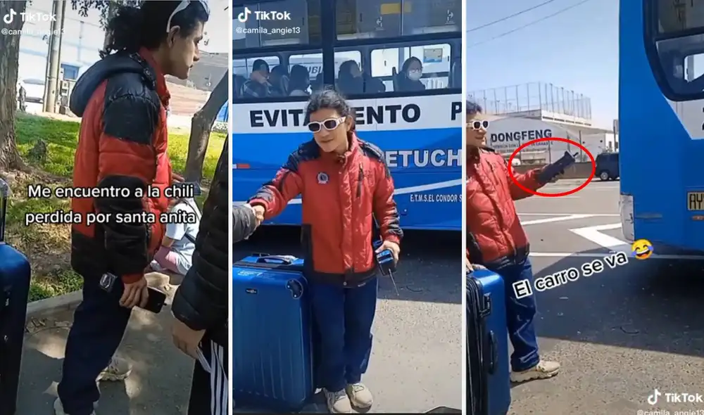 El video se viralizó rápidamente en redes sociales. Foto: composición LR/captura de TikTok/@angie13k El video se viralizó rápidamente en redes sociales. Foto: composición LR/captura de TikTok/@angie13k