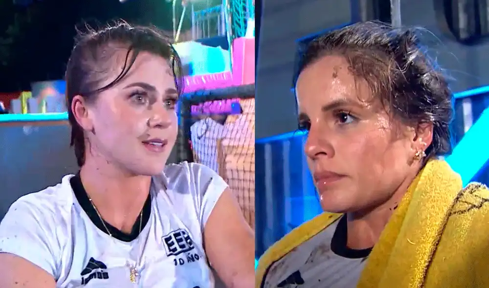 Alejandra Baigorria y Ducelia Echevarría tuvieron un duro enfrentamiento en "Esto es guerra". Foto: composición LR/América TV Alejandra Baigorria y Ducelia Echevarría tuvieron un duro enfrentamiento en "Esto es guerra". Foto: composición LR/América TV