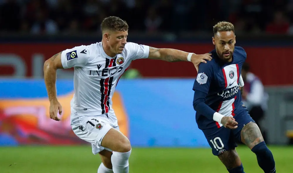 Lionel Messi le está dando la victoria momentánea a PSG sobre el Niza por la Ligue 1. Foto: EFE