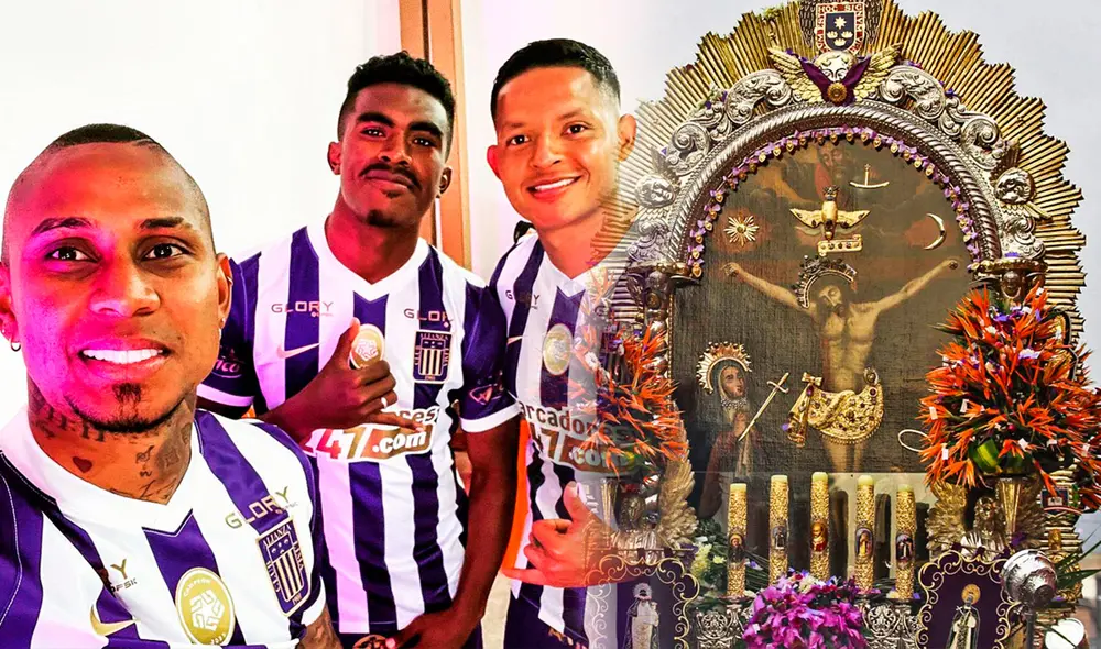 La camiseta blanquimorada como homenaje al Señor de los Miagros tiene un origen por demás curioso. Foto: composición de Fabrizio Oviedo/GLR/Alianza Lima