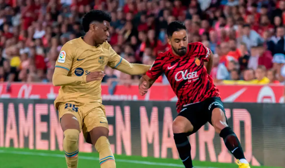 Barcelona vence 1-0 Mallorca en el primer tiempo de este partido. Foto: EFE Barcelona vence 1-0 Mallorca en el primer tiempo de este partido. Foto: EFE