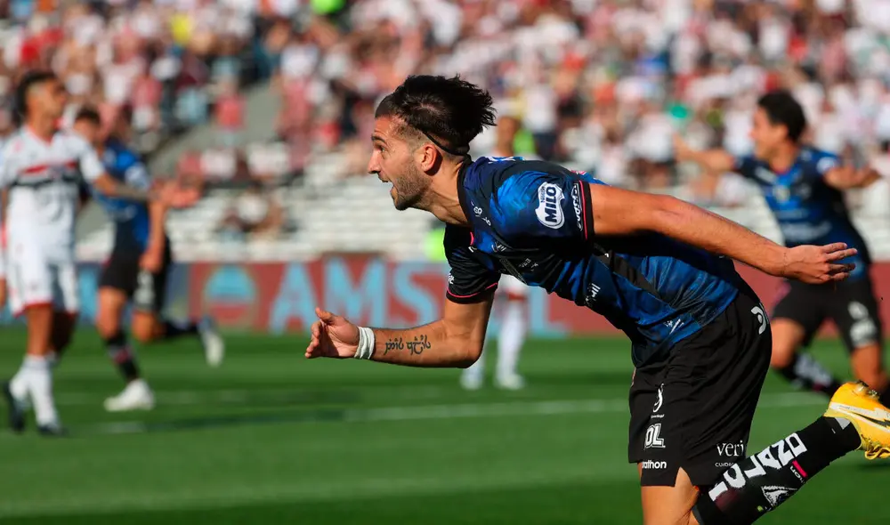 Lautaro Díaz marcó el primero de IDV en la final ante Sao Paulo. Foto: EFE Lautaro Díaz marcó el primero de IDV en la final ante Sao Paulo. Foto: EFE