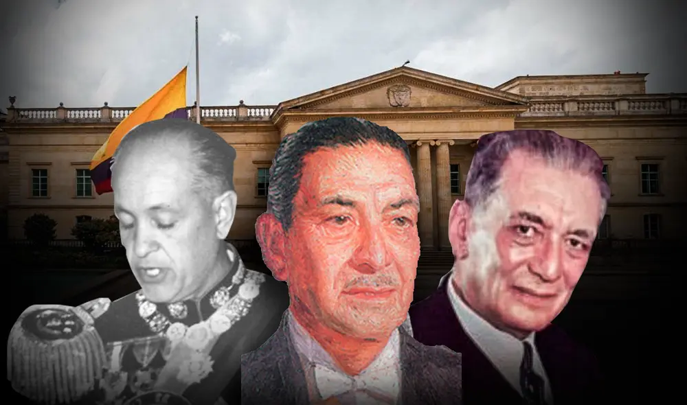 Rojas Pinilla, Urdaneta Arbeláez, Laureano Gómez protagonizaron el histórico cambio presidencial en Colombia. Foto: Fabrizio Oviedo/ LR