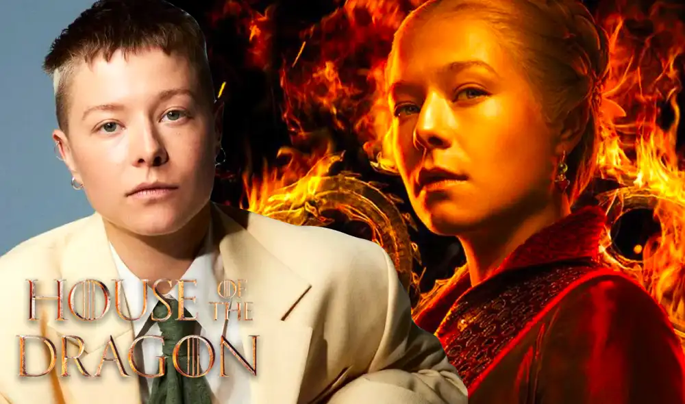 "House of the dragon" está por estrenar su capítulo 7 en HBO Max. Emma D'Arcy da vida a Rhaenyra Targaryen. Foto: composición LR/Vogue/HBO Max