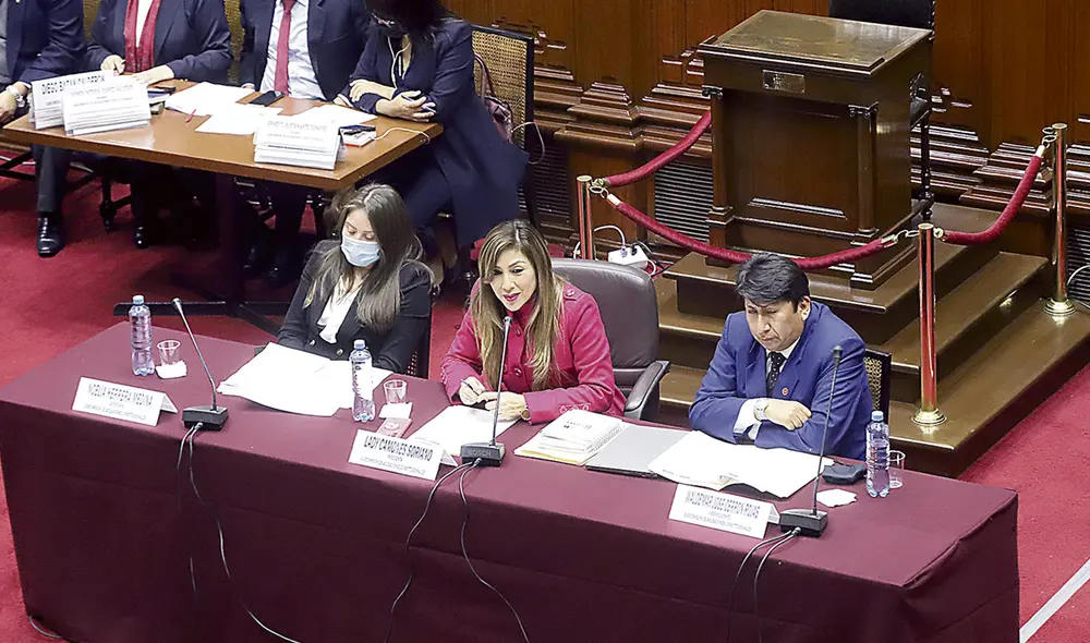 Agenda cargada. Apepista Lady Camones asumió presidencia de Subcomisión de Acusaciones Constitucionales que tiene varios casos pendientes contra el Gobierno y se agregan nuevos. Foto: difusión