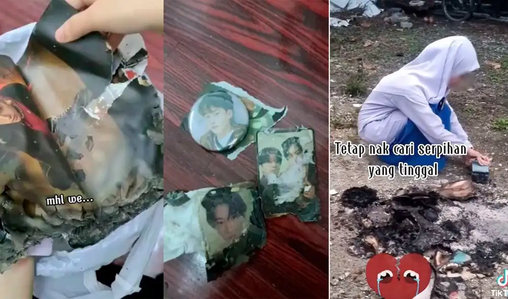 ¿Qué pasó con la joven que perdió su colección de k-pop? Foto: captura @cikatienn/TikTok