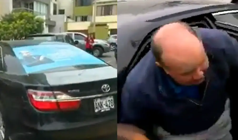 Rafael López Aliaga usó propaganda electoral en su auto y mostró cédula de votación infringiendo la ley. Foto: captura/Video ATV Rafael López Aliaga usó propaganda electoral en su auto y mostró cédula de votación infringiendo la ley. Foto: captura/Video ATV