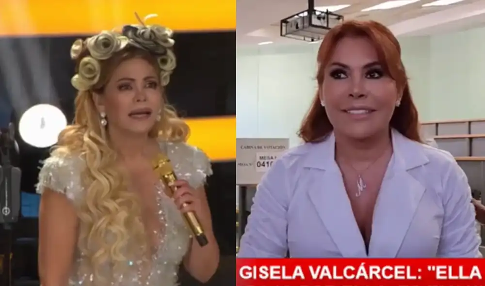 Magaly Medina se enfrenta a Gisela Valcárcel. Foto: Composición LR / Captura de América / Mary Luz Aranda / URPI - LR