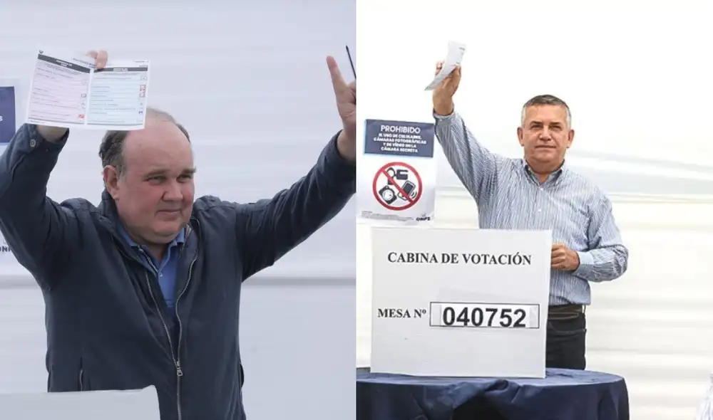 Daniel Urresti cuestionó la actitud de Rafael López Aliaga en las elecciones de este domingo 2 de octubre. Foto: composición John Reyes/ La República