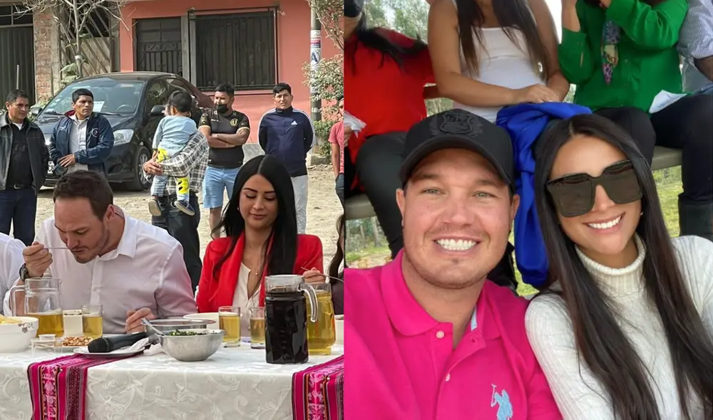 La joven también asistió al evento para acompañar al candidato de la alcaldía de Lima. Foto: composición LR/George Forsyth/Instagram/Latina