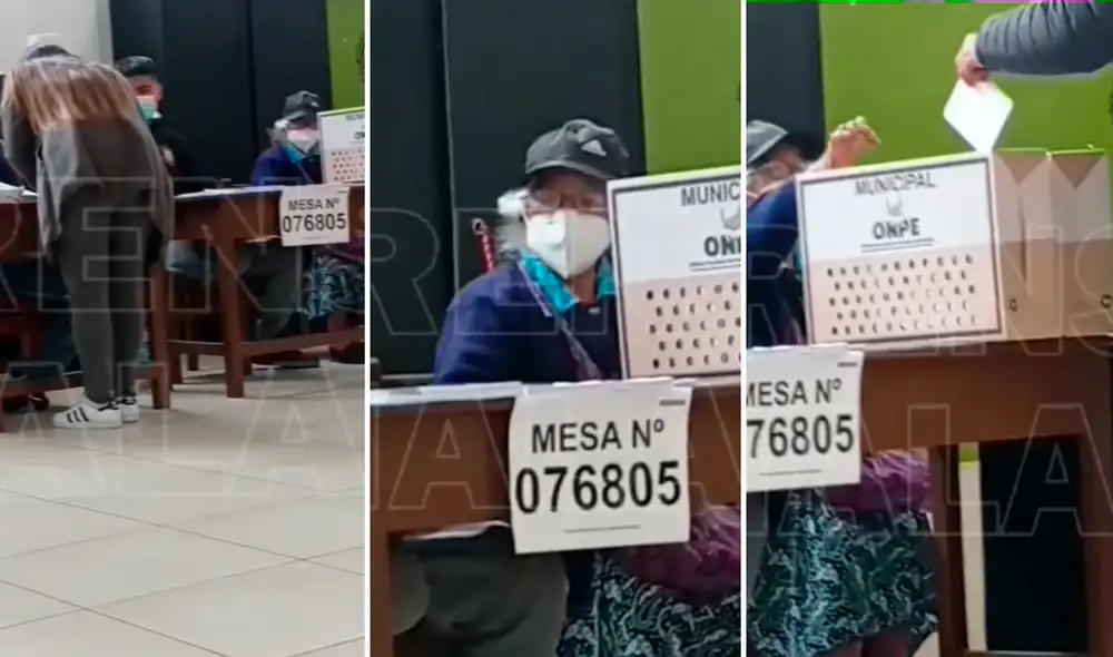 Los cibernautas aplaudieron el gran gesto de la dama, quien no estar obligada a participar en las elecciones. Foto: composición LR/captura de Facebook/Prensa Chalaca