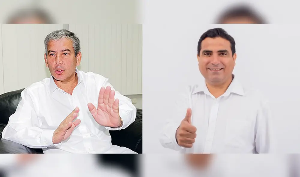 Los candidatos participan con los movimiento Unidad Regional y Contigo Región, respectivamente. Foto: La República/El Tiempo