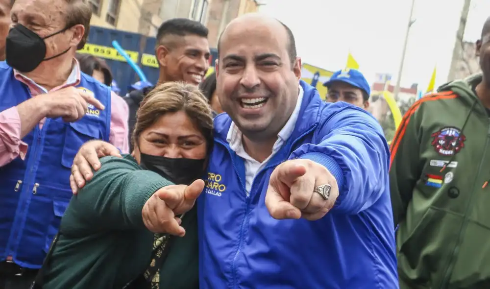 Pedro Spadaro del partido Contigo Callao fue elegido virtual alcalde de Callao, según IPSOS tras las Elecciones Municipales 2022. Foto: Facebook/Pedro Spadaro