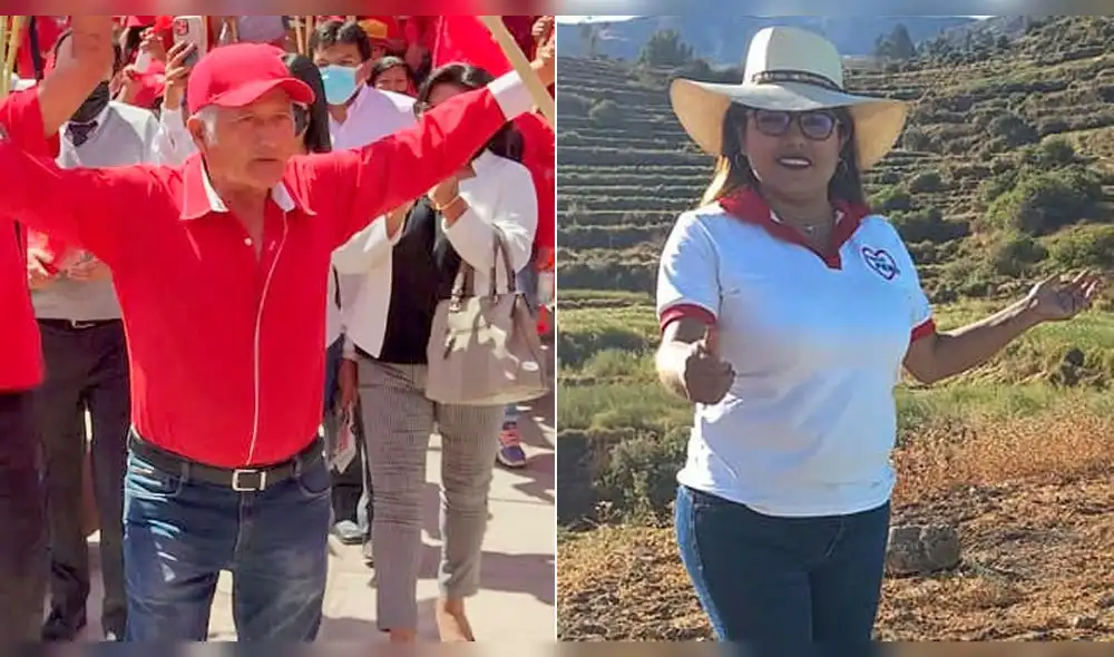 Resultados en Moquegua abren la posibilidad de una segunda vuelta entre Jaime Rodríguez y Gilia Gutiérrez. Foto: Composición La República