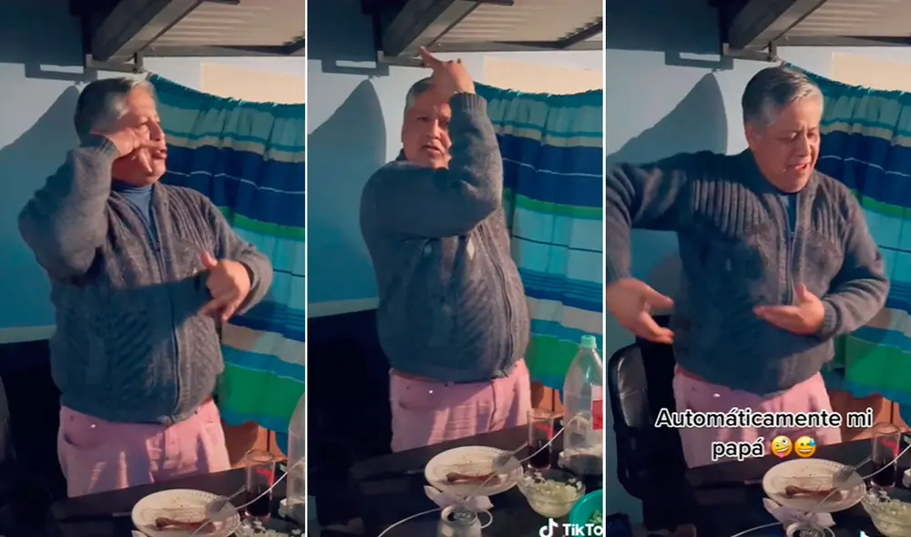 Miles de usuarios han quedado impresionados con la divertida actitud de este señor. Foto: composición LR/TikTok/@contreras.pri Miles de usuarios han quedado impresionados con la divertida actitud de este señor. Foto: composición LR/TikTok/@contreras.pri