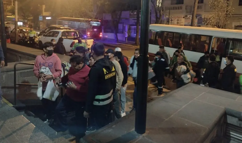 Los ciudadanos detenidos fueron trasladados a la sede de la Divincri en Arequipa. Foto: PNP