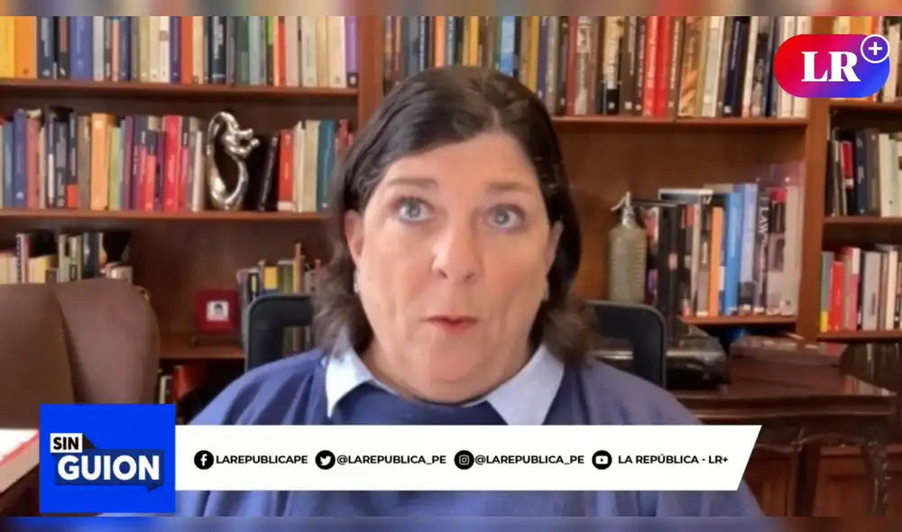 Rosa María Palacios en "Sin guion". Foto: captura de YouTube Rosa María Palacios en "Sin guion". Foto: captura de YouTube