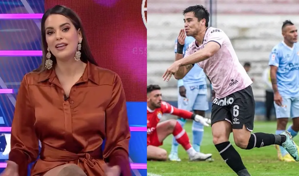 Valeria Piazza molesta con Rodrigo Cuba. Foto: captura de América TV/Instagram/Rodrigo Cuba