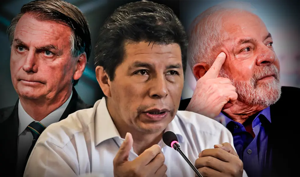 Pedro Castillo felicitó a Lula da Silva y Jair Bolsonaro, candidatos favoritos de las elecciones en Brasil y que deberán ganar al 8% de votantes restantes en la segunda vuelta. Foto: Composición/LR/Fabrizio Oviedo/EFE