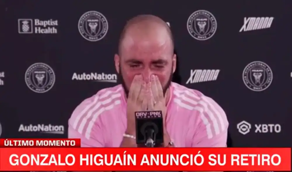 Gonzalo Higuaín jugó en Europa la mayor parte de su carrera. Foto: captura de ESPN Gonzalo Higuaín jugó en Europa la mayor parte de su carrera. Foto: captura de ESPN
