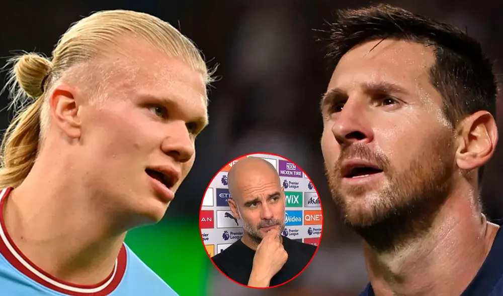 Haaland llegó al Manchester City para la temporada 2022-23. Foto: composición LR/La sexta/Marca/EFE Haaland llegó al Manchester City para la temporada 2022-23. Foto: composición LR/La sexta/Marca/EFE