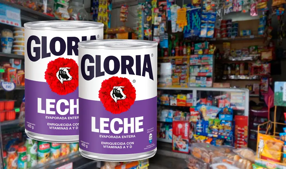 Leche Gloria lanza tarro de leche morado para cumplir con el cambio al reglamento de la leche, el precio sugerido es de S/ 3,8. Foto: composición LR/Gloria/Andina