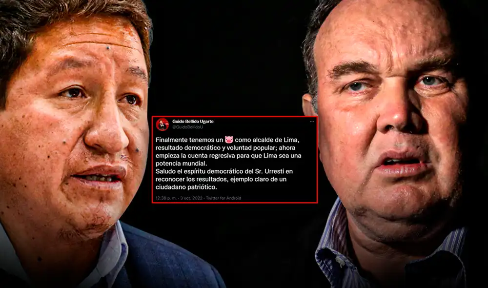 Guigo Bellido bromea con slogan de Rafael López Aliaga. Foto: composición de Gerson Cardoso/La República