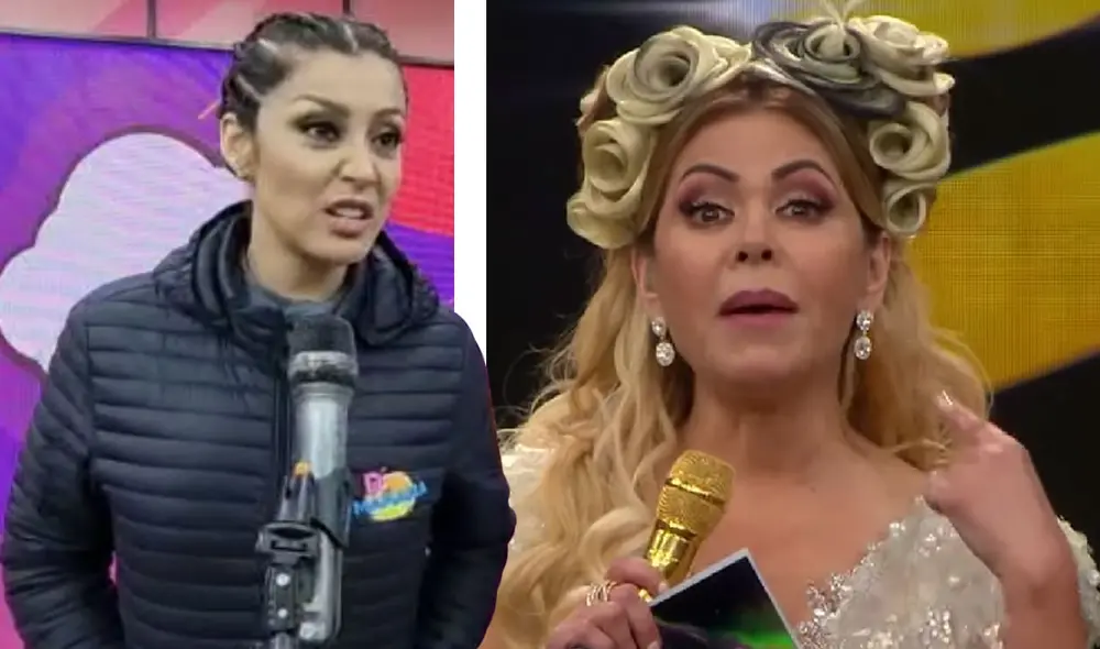 Karla Tarazona le pidió a Gisela Valcárcel no levantar "el dedo acusador". Foto: composición LR/Mary Luz Aranda-URPI/LR/captura AméricaTV