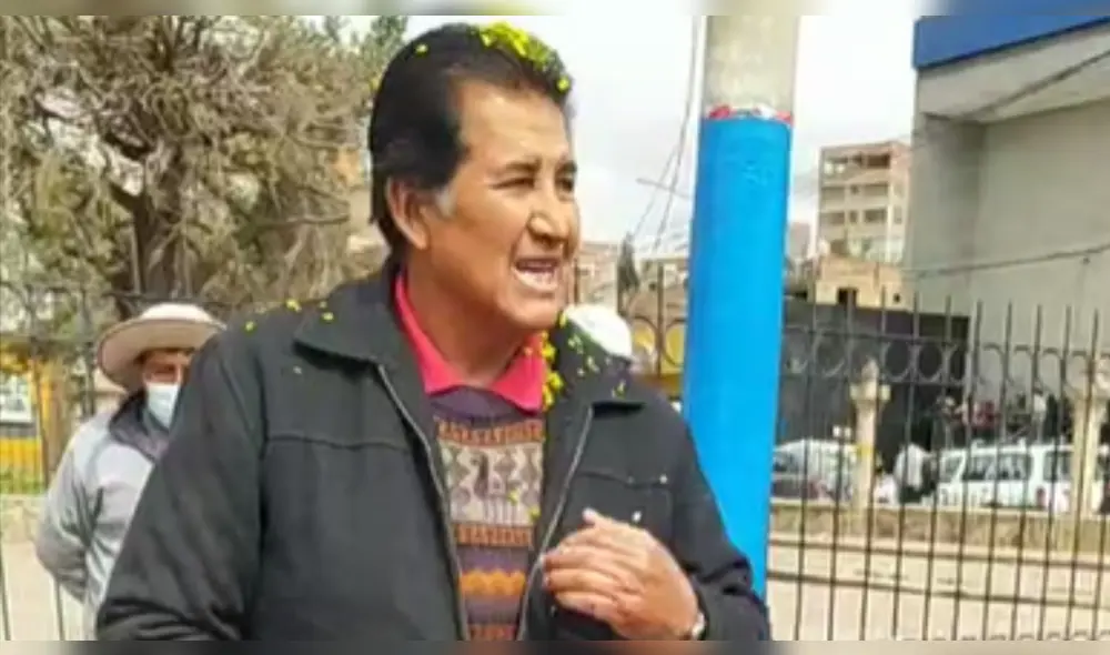 Virtual alcalde de la provincia de San Román. Foto: captura de video/Fama Tv