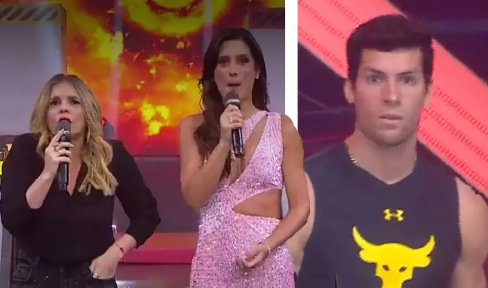María Pía Copello apareció en "EEG" en reemplazo de Renzo Schuller. Foto: captura América TV María Pía Copello apareció en "EEG" en reemplazo de Renzo Schuller. Foto: captura América TV
