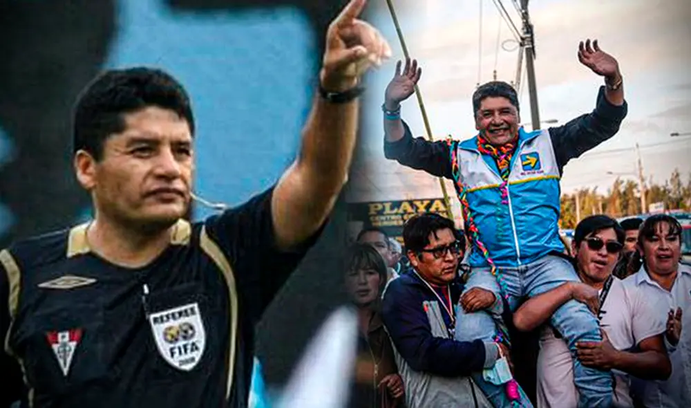 Victor Rivera fue uno de los árbitros más reconocidos del medio. Foto: composición Gerson Cardoso LR/Andina/Rodrigo Talavera/La República Victor Rivera fue uno de los árbitros más reconocidos del medio. Foto: composición Gerson Cardoso LR/Andina/Rodrigo Talavera/La República