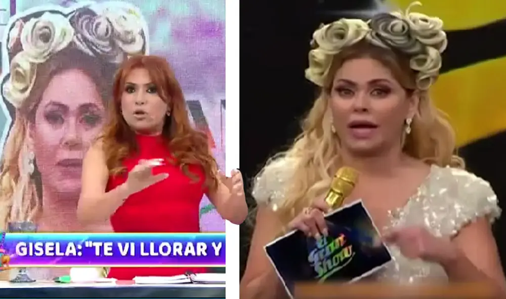 Magaly Medina refuta a Gisela Valcárcel. Foto: captura ATV