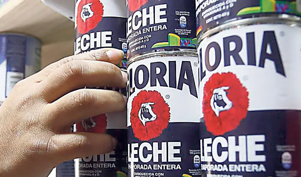 Posición dominante. Gloria acapara el 80% de la venta de leche evaporada en el Perú. Foto: difusión